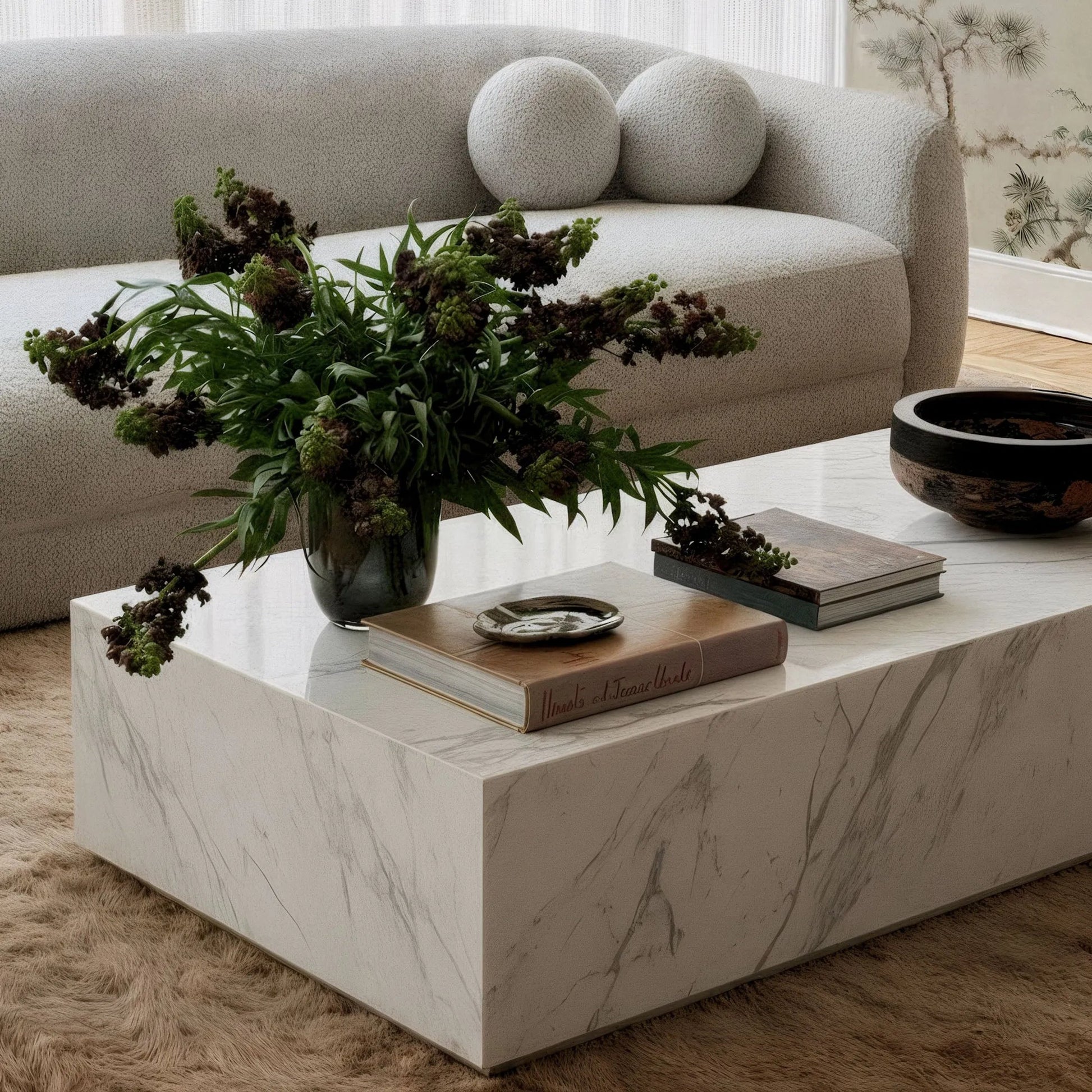Romy Coffee Table by TOV Furniture. Made from mdf, melamine in a unique style.