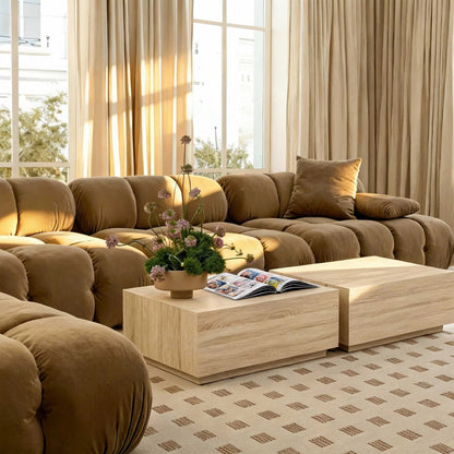 Romy Coffee Table by TOV Furniture. Made from mdf, melamine in a unique style.
