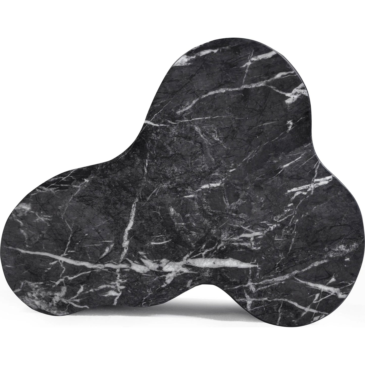 001 SI-2519520 | Additional Silo | Slab Indoor/Outdoor Side Table by TOV Furniture in black marble. Made from concrete in a modern style.