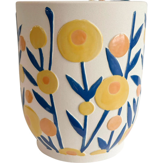 Summer Garden Indoor/Outdoor Table by TOV Furniture. Made from ceramic in a eclectic & global style.