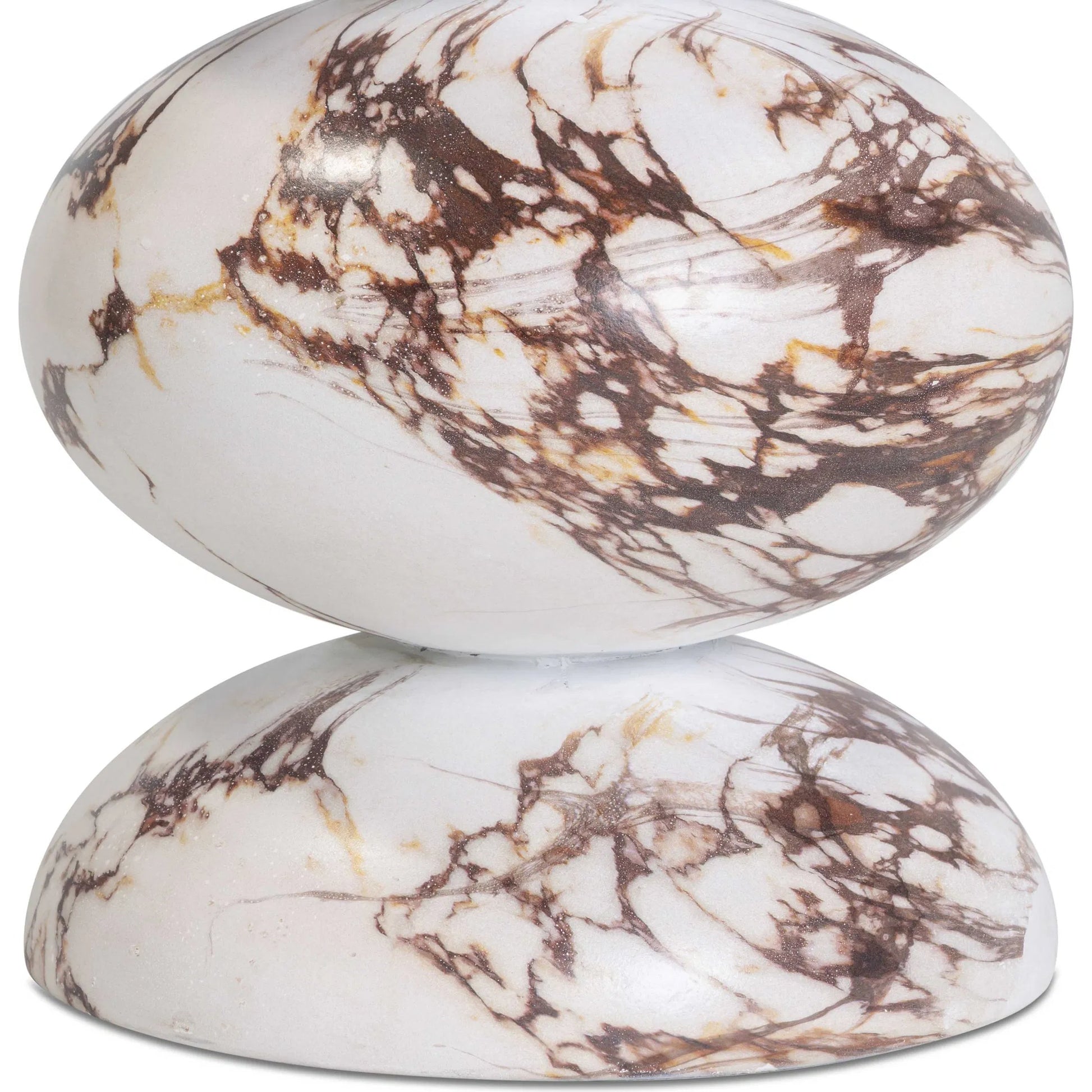 Pia Red Faux Marble Indoor/Outdoor Side Table by TOV Furniture in red marble. Made from concrete in a modern style.