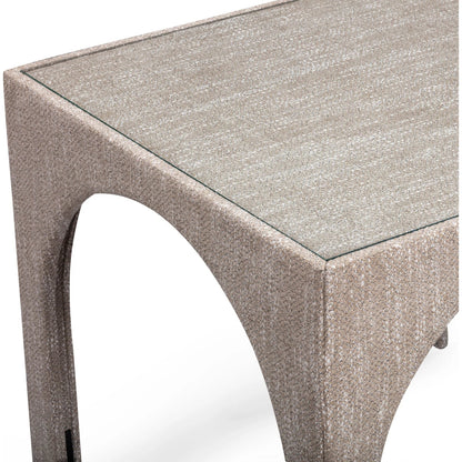 Tomlin Square Gaming Table by TOV Furniture. Made from fabric, glass, mdf in a unique style.