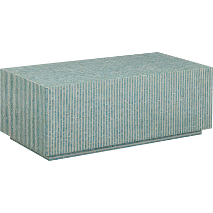 Earl Rectangular Coffee Table by TOV Furniture. Made from mdf, shell in a unique style.