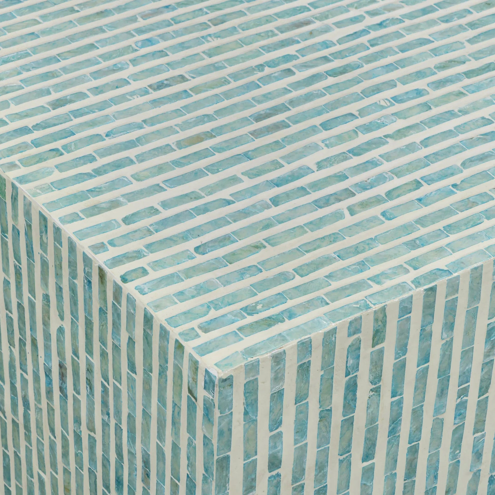 Earl Rectangular Coffee Table by TOV Furniture. Made from mdf, shell in a unique style.