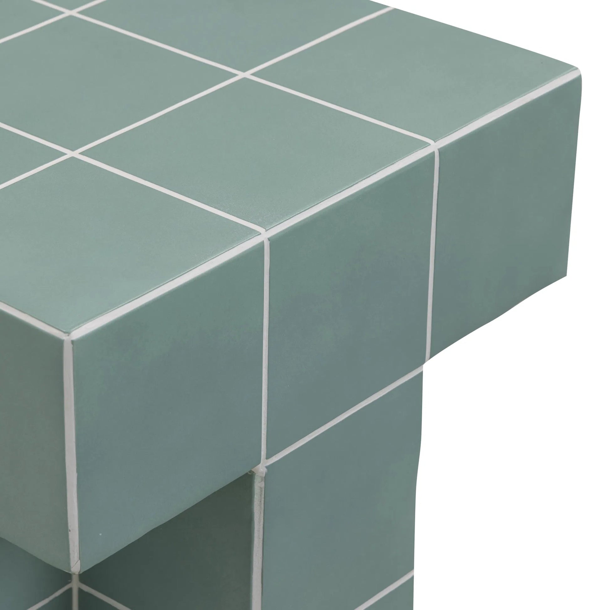 Alma Indoor/Outdoor Side Table by TOV Furniture. Made from concrete in a unique style.