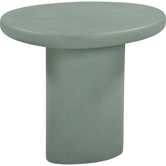 Jade Indoor/Outdoor Side Table by TOV Furniture. Made from concrete in a unique style.