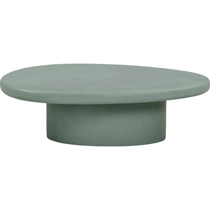 Jade Indoor/Outdoor Coffee Table by TOV Furniture. Made from concrete in a unique style.