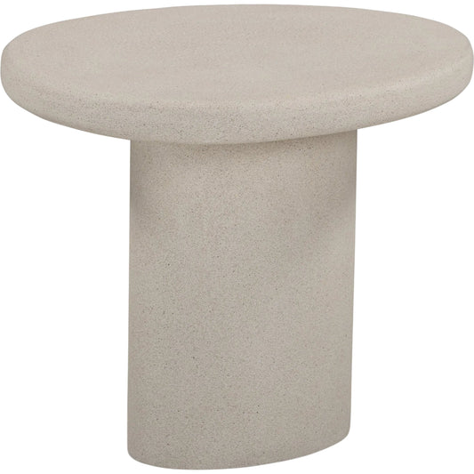 Jade Indoor/Outdoor Side Table by TOV Furniture. Made from concrete in a unique style.