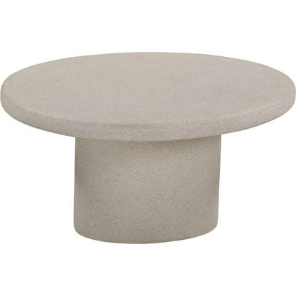Jade Indoor/Outdoor Coffee Table by TOV Furniture. Made from concrete in a unique style.