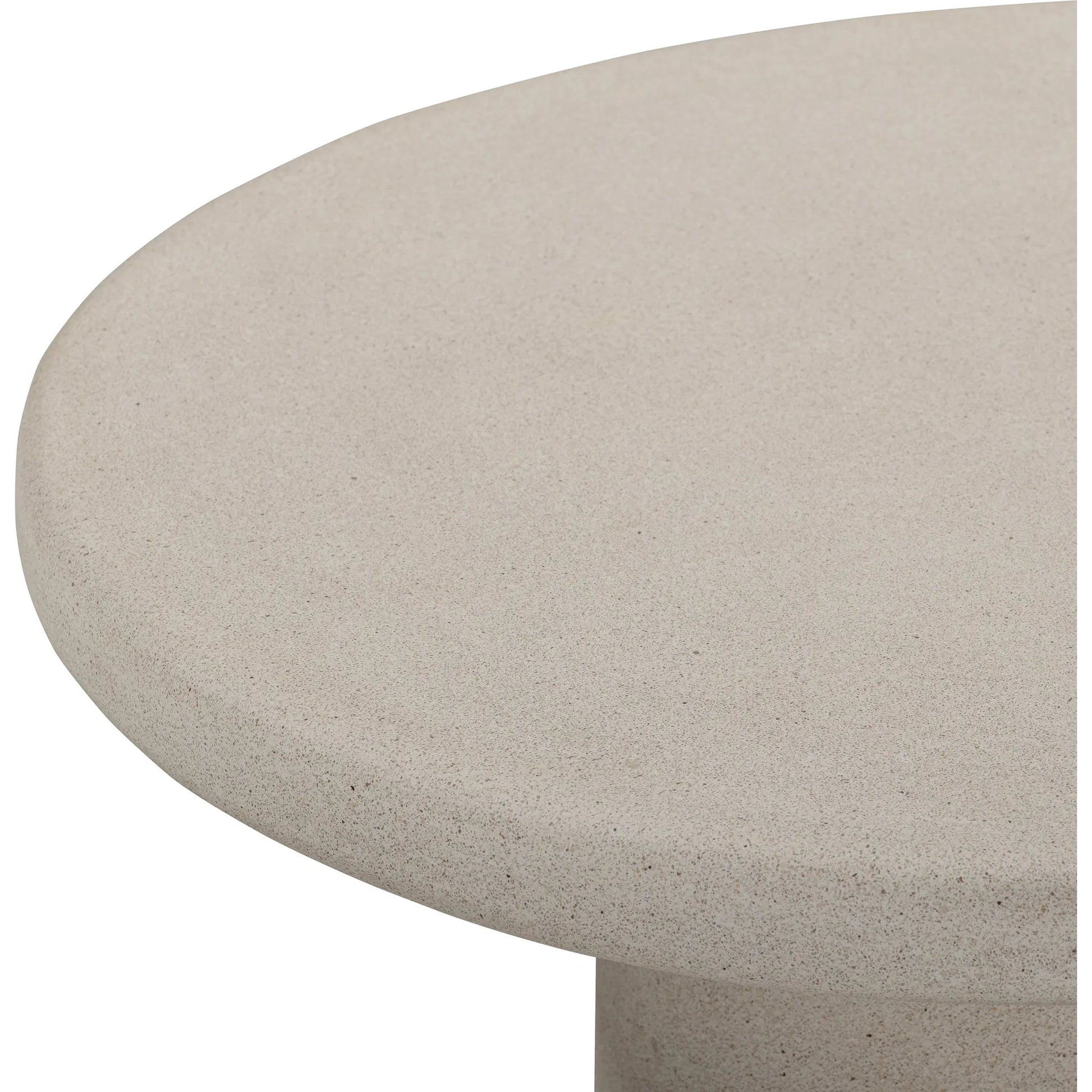 Jade Indoor/Outdoor Coffee Table by TOV Furniture. Made from concrete in a unique style.