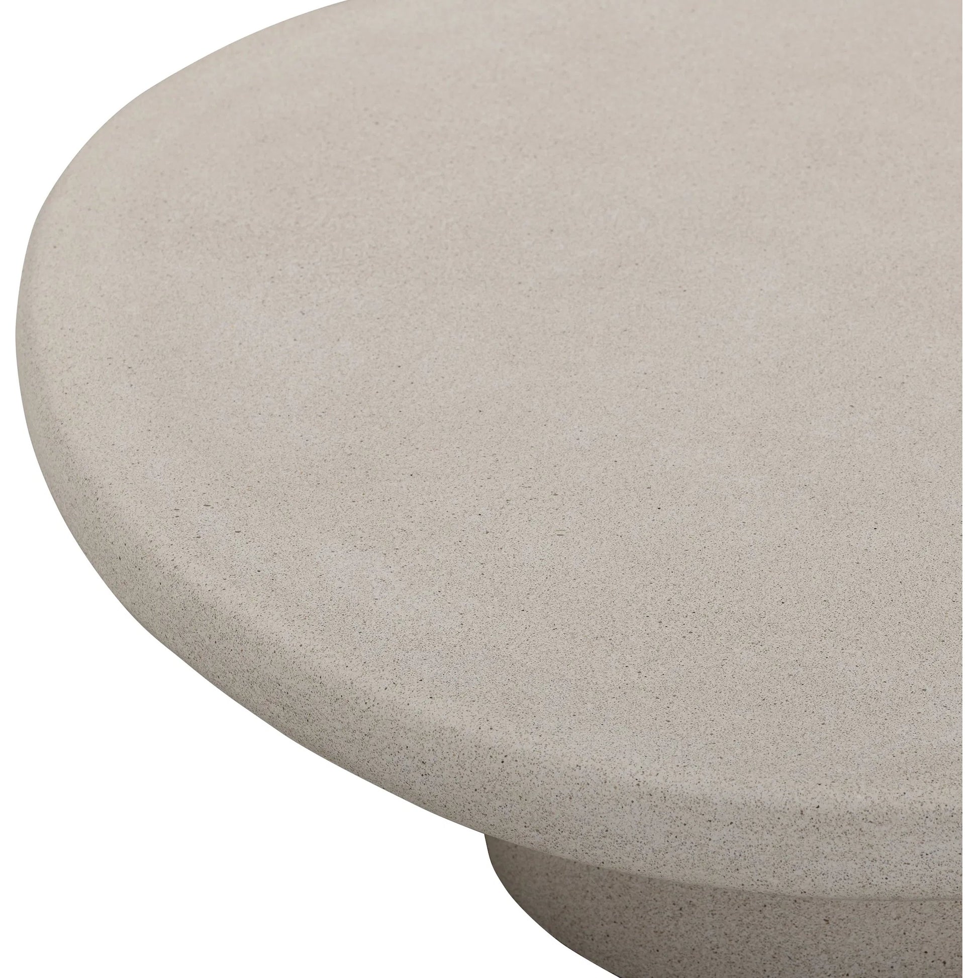 Jade Indoor/Outdoor Coffee Table by TOV Furniture. Made from concrete in a unique style.