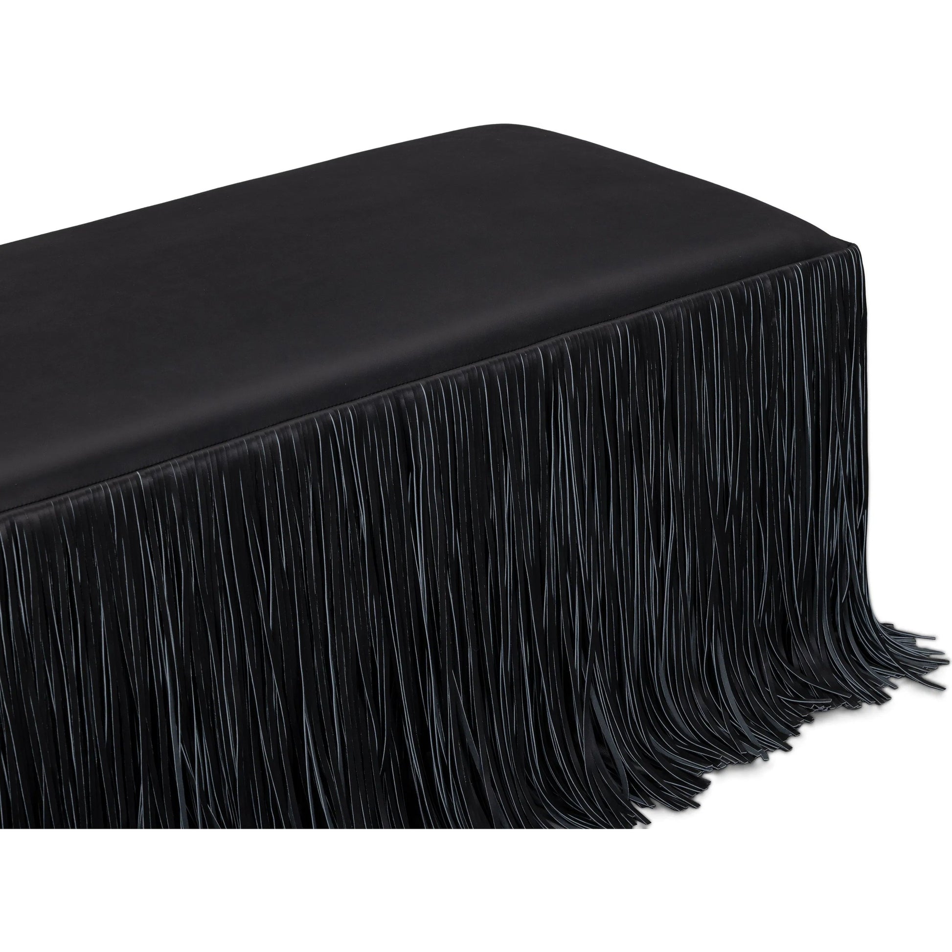 Shag Me Performance Vegan Leather Bench by TOV Furniture. Made from fabric, pine, plywood, rubberwood in a unique style.