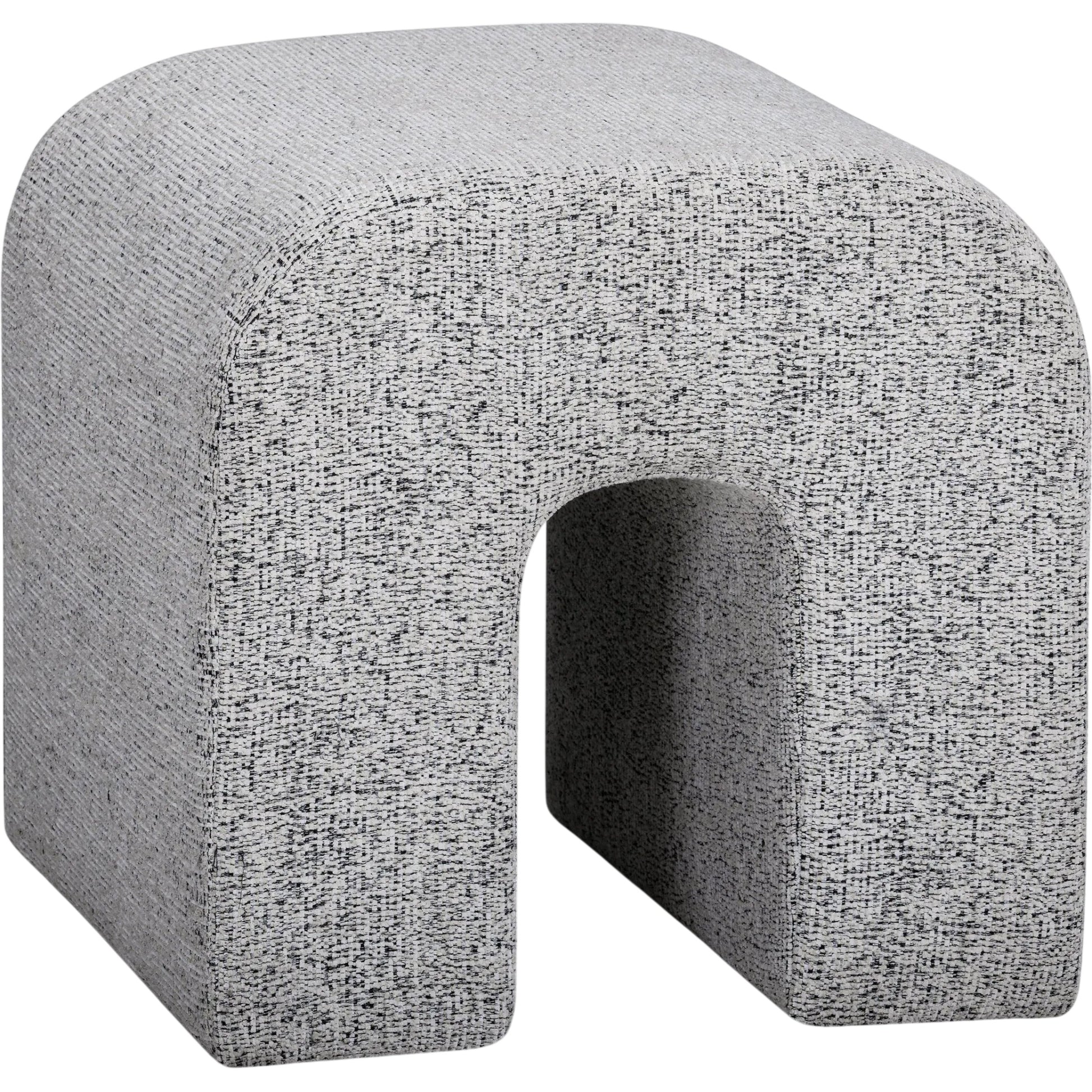 Desi Woven Performance Ottoman by TOV Furniture. Made from fabric, plywood in a unique style.