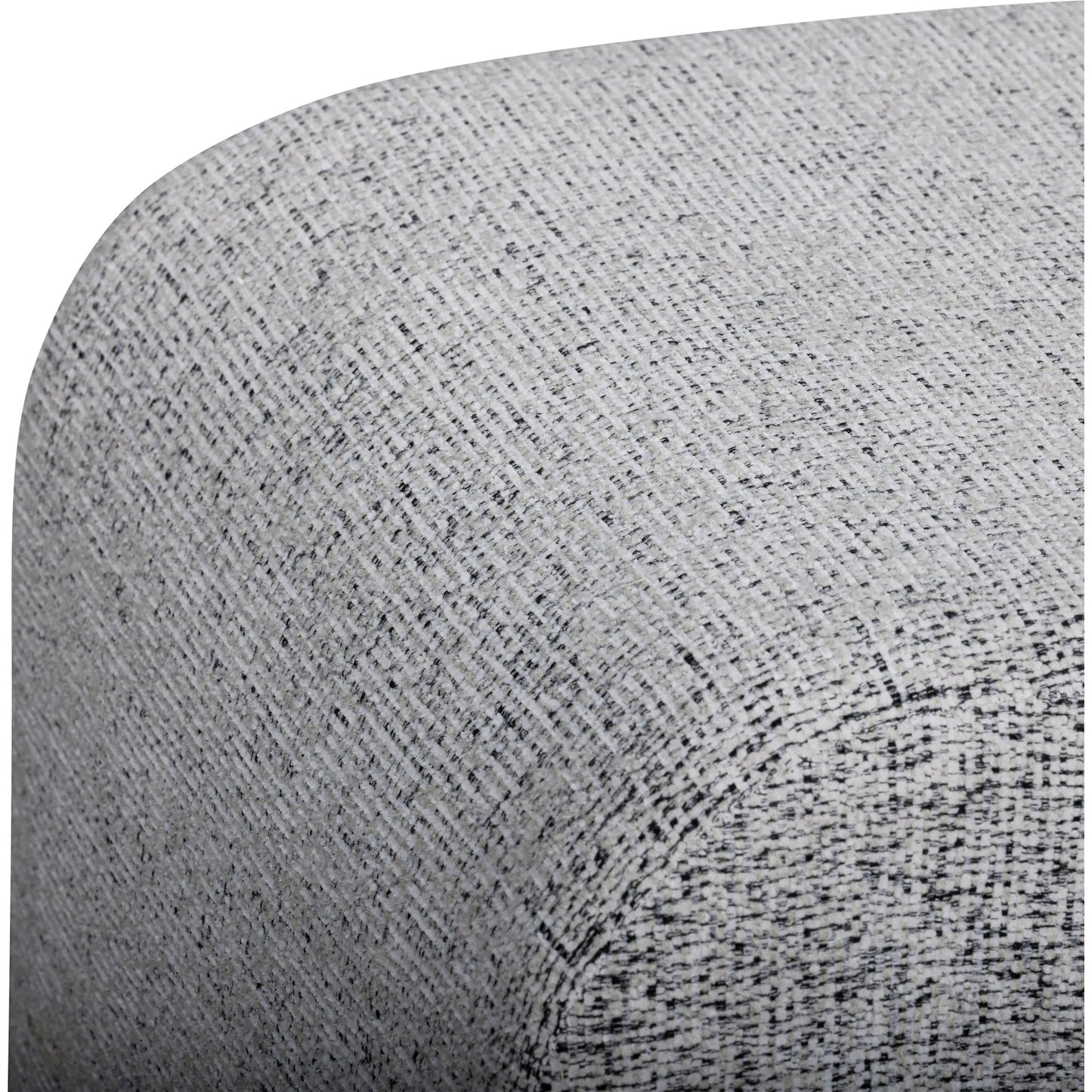 000 SI-2535610 | Closeup | Desi Woven Performance Ottoman by TOV Furniture. Made from fabric, plywood in a unique style.