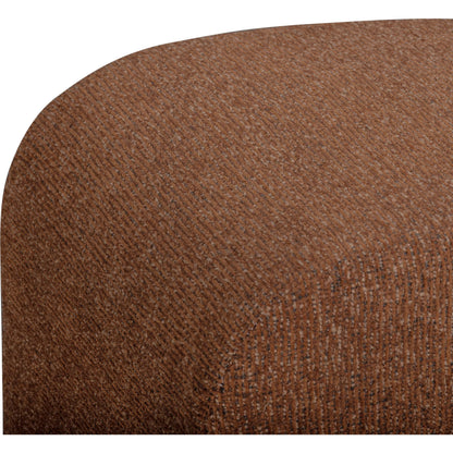 Desi Woven Performance Ottoman by TOV Furniture. Made from fabric, plywood in a unique style.