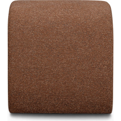 Desi Woven Performance Ottoman by TOV Furniture. Made from fabric, plywood in a unique style.