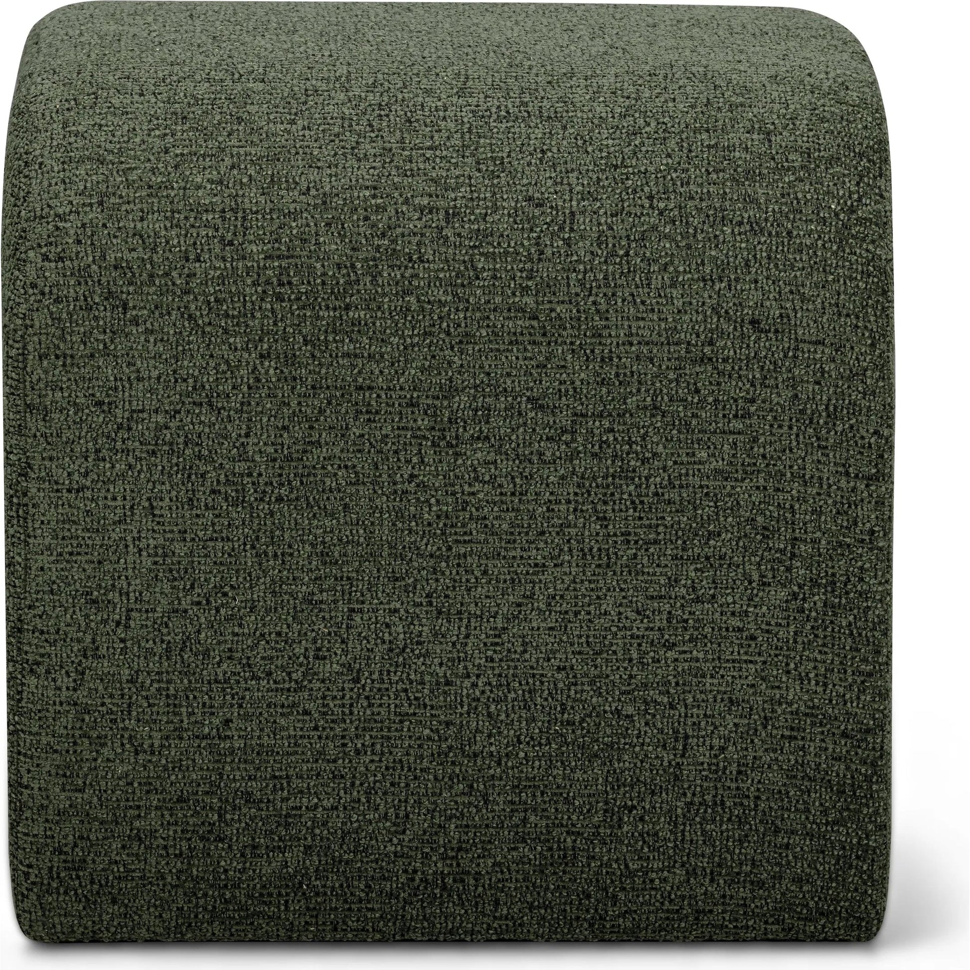 Desi Woven Performance Ottoman by TOV Furniture. Made from fabric, plywood in a unique style.