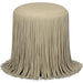 Shag Me Performance Vegan Leather Ottoman by TOV Furniture. Made from unique in a transitional style.