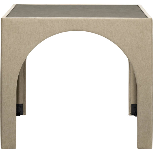 Tomlin Square Mahjong Table by TOV Furniture. Made from chenille, mdf, tempered glass in a unique style.