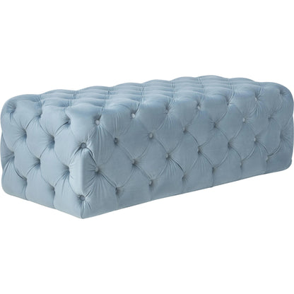 Kaylee Ottoman by TOV Furniture. Made from velvet in a modern style.