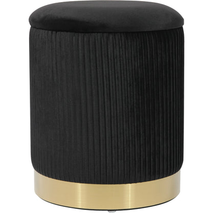 Zoe Velvet Storage Ottoman by TOV Furniture. Made from velvet in a transitional style.