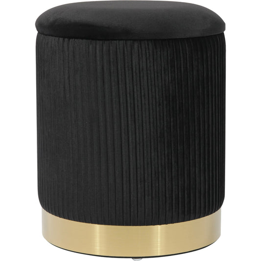 Zoe Velvet Storage Ottoman by TOV Furniture. Made from velvet in a transitional style.