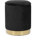 Zoe Velvet Storage Ottoman by TOV Furniture. Made from velvet in a transitional style.