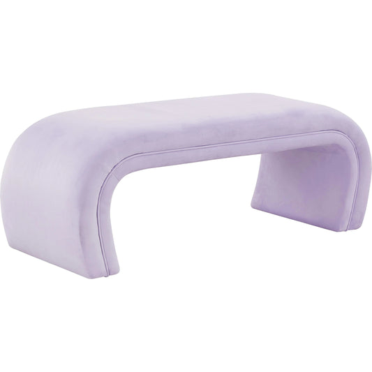 Kenya Bench by TOV Furniture. Made from velvet in a modern style.