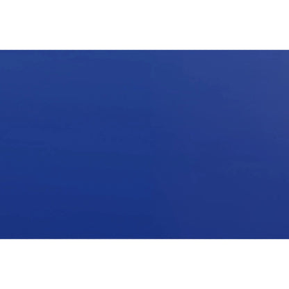 Havana Coffee Table by TOV Furniture in blue. Made from glass, mdf, stainless steel in a modern style.