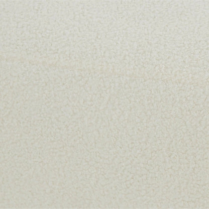 Mara Vegan Shearling Ottoman by TOV Furniture in brown. Made from faux shearling, wood in a modern style.