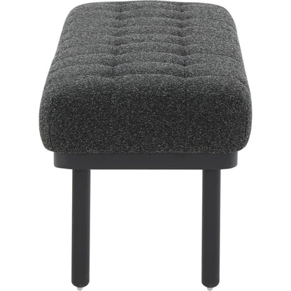 Olivia Boucle Bench by TOV Furniture. Made from boucle, iron, wood in a modern style.