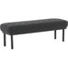 Olivia Boucle Bench by TOV Furniture. Made from boucle, iron, wood in a modern style.