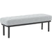 Olivia Boucle Bench by TOV Furniture. Made from boucle, iron, wood in a modern style.
