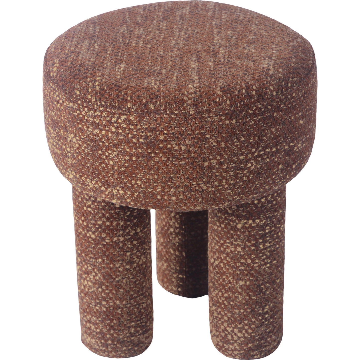 006 SI-2107288 | Additional Silo | Claire Knubby Stool by TOV Furniture. Made from chenille, mdf in a modern style.