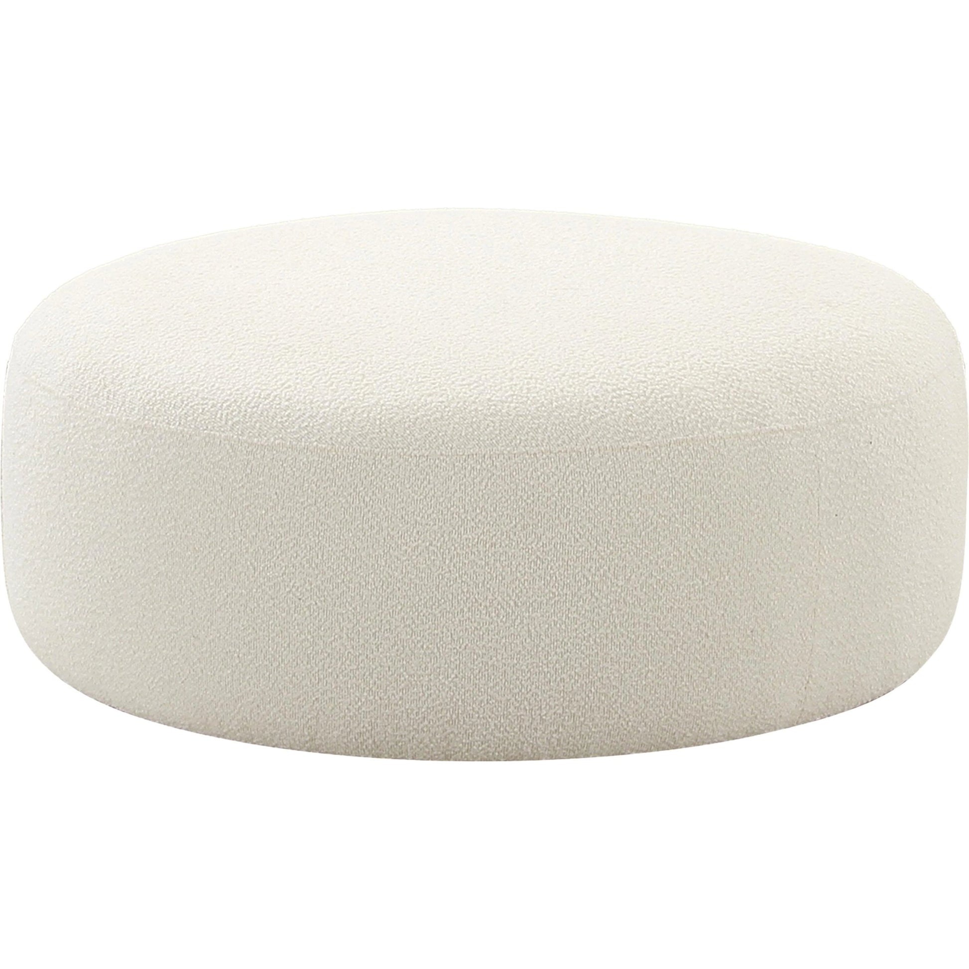 Broohah Boucle Ottoman by TOV Furniture. Made from unique in a modern style.