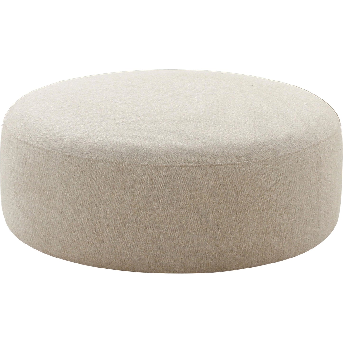 001 SI-2107271 | Primary Silo | Broohah Linen Ottoman by TOV Furniture in beige. Made from linen, wood in a modern style.