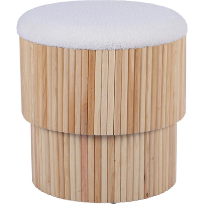 Sagano Tiered Storage Ottoman by TOV Furniture. Made from mdf, polyester in a cottage & farmhouse style.
