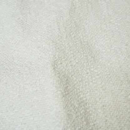 Sagano Dyed-Yarn Bench by TOV Furniture in white. Made from mdf, polyester in a modern style.