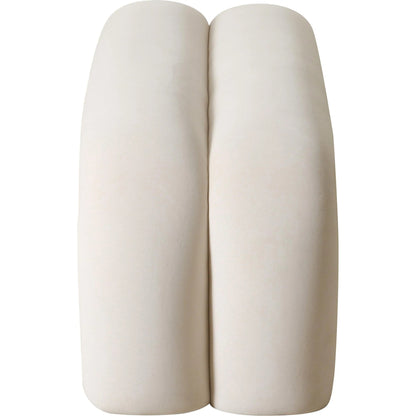 Leigh Velvet Channeled Bench by TOV Furniture. Made from velvet, wood in a modern style.