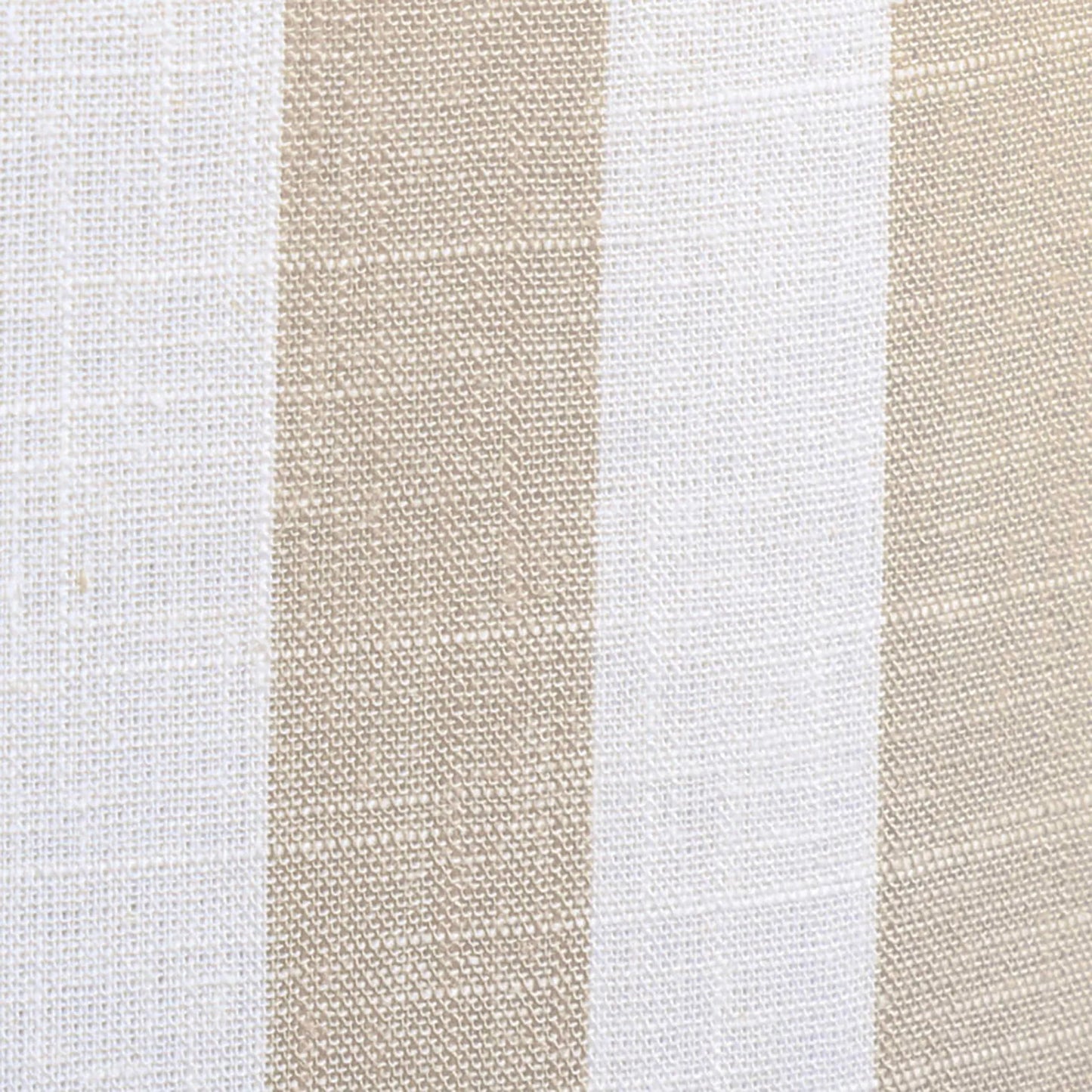 013 SI-2248209 | Closeup | Dex Striped Linen Ottoman by TOV Furniture. Made from linen, plywood, wood in a unique style.