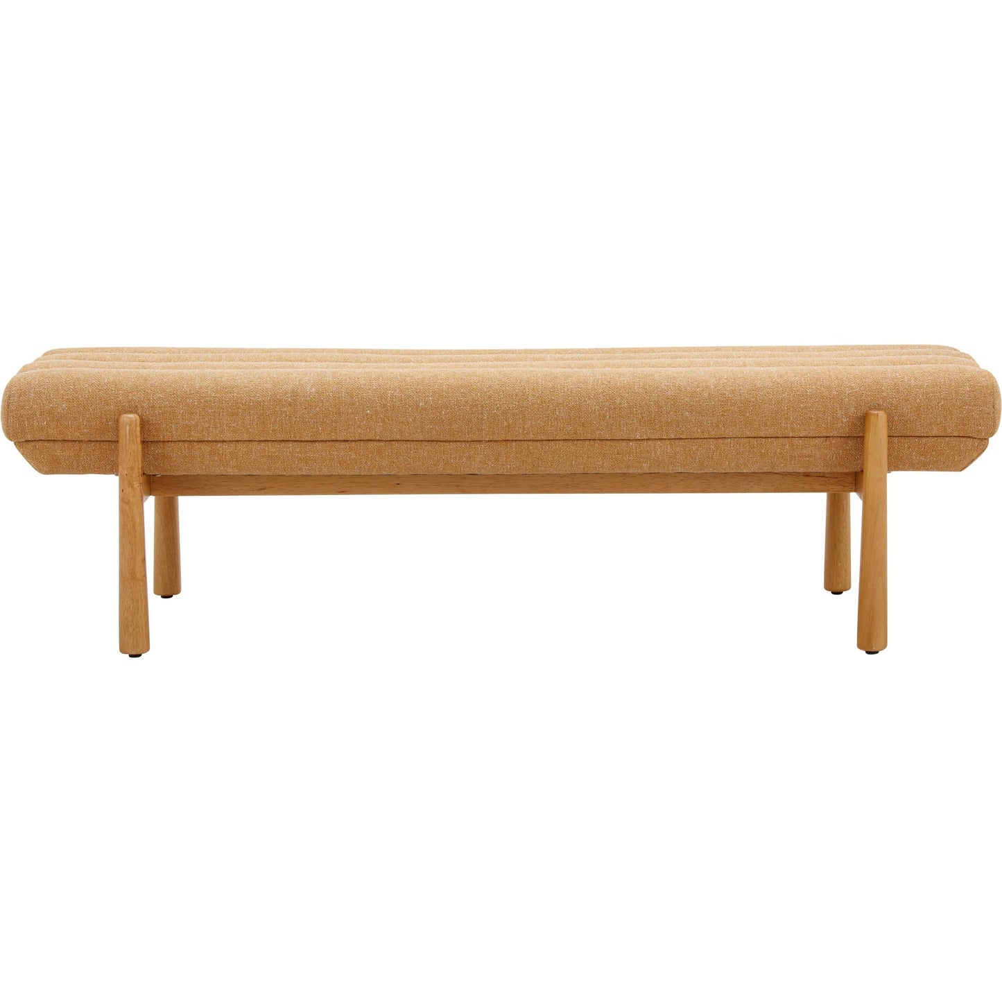 002 SI-2248295 | Additional Silo | Julianna Sunflower Heavy Linen Bench by TOV Furniture in yellow. Made from linen, plywood, wood in a transitional style.