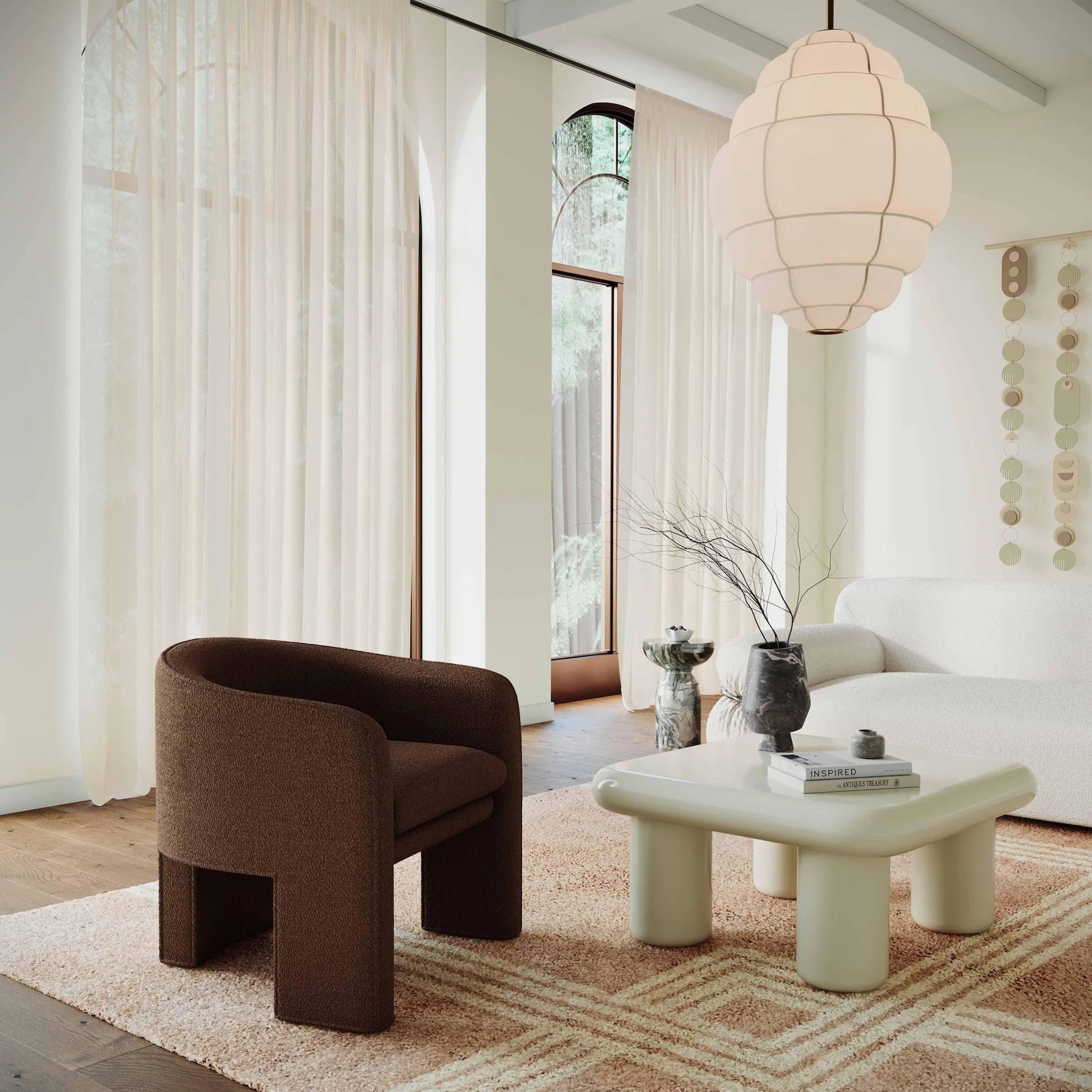 Memphis Coffee Table by TOV Furniture. Made from mdf in a unique style.