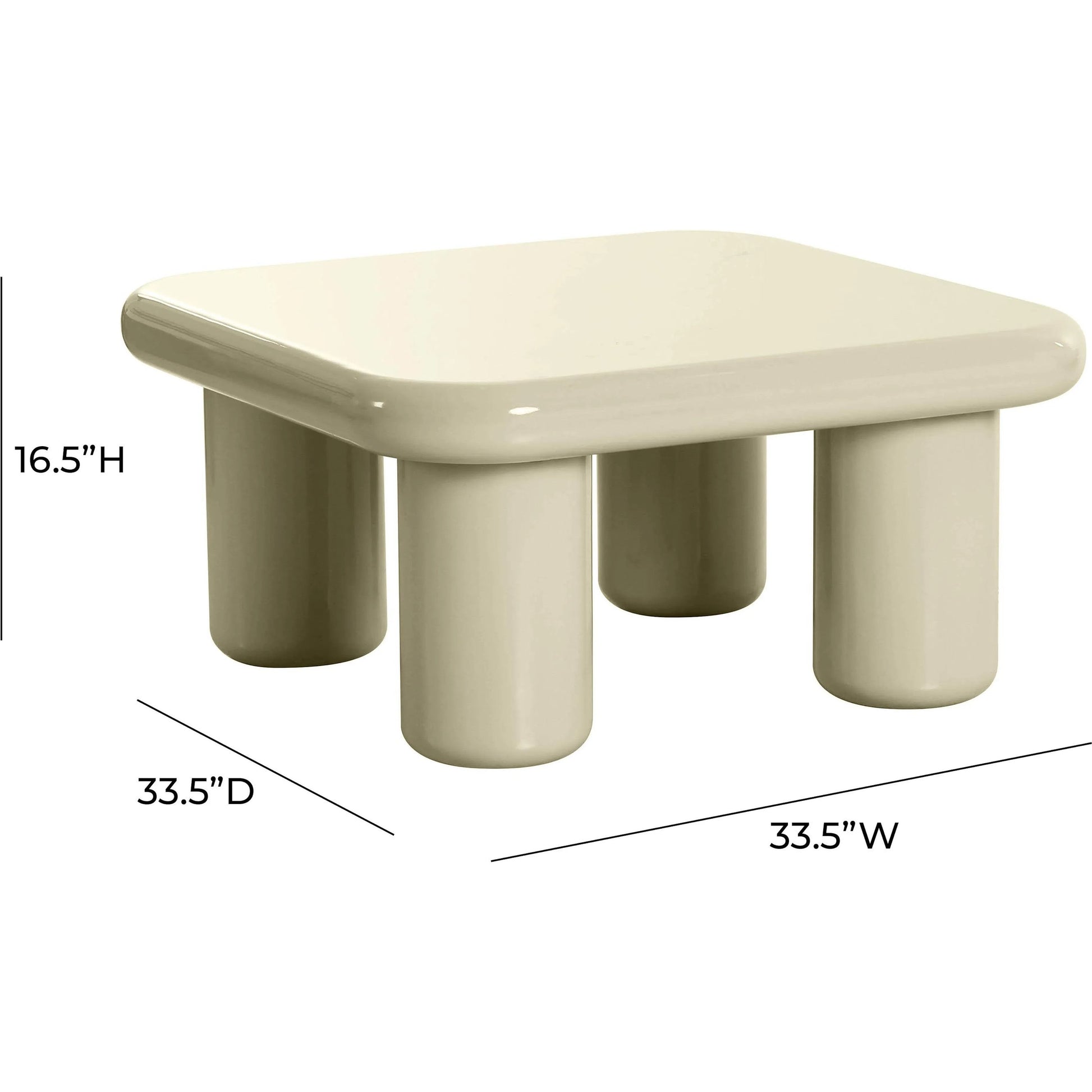 Memphis Coffee Table by TOV Furniture. Made from mdf in a unique style.