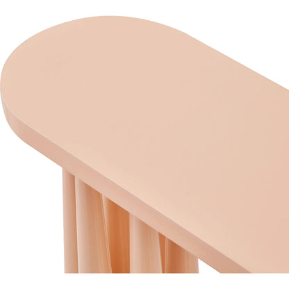 Titan Glossy Console Table by TOV Furniture. Made from mdf, steel in a eclectic & global style.