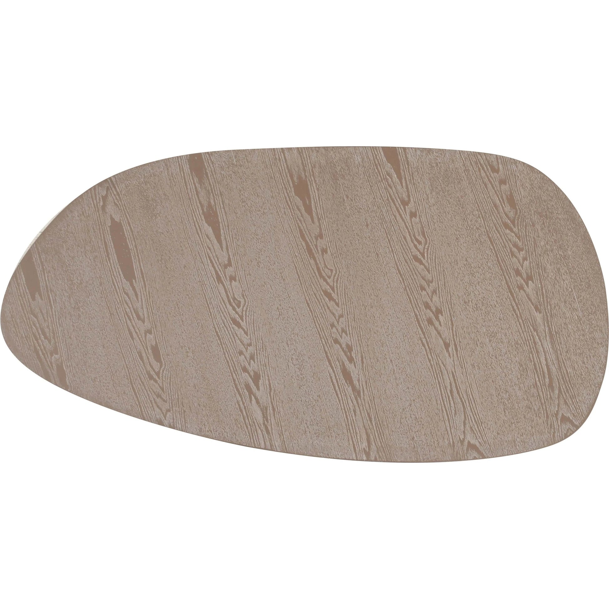 Rhema Oblong Coffee Table by TOV Furniture in washed ash. Made from mdf, veneer in a transitional style.