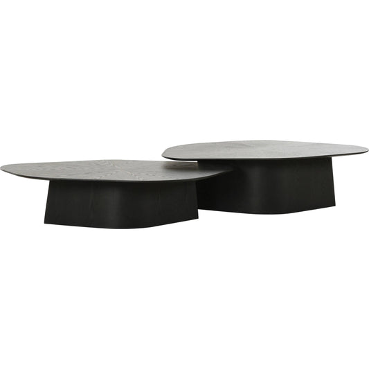Roche Ash Nesting Coffee Table Set by TOV Furniture. Made from mdf, veneer in a unique style.