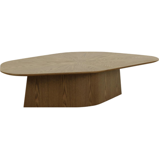 Roche Ash Low Coffee Table by TOV Furniture. Made from mdf, veneer in a unique style.