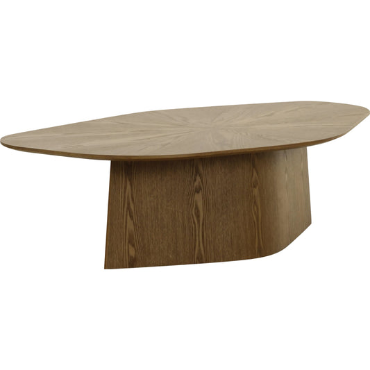 Roche Ash Geometric Coffee Table by TOV Furniture. Made from mdf, veneer in a unique style.