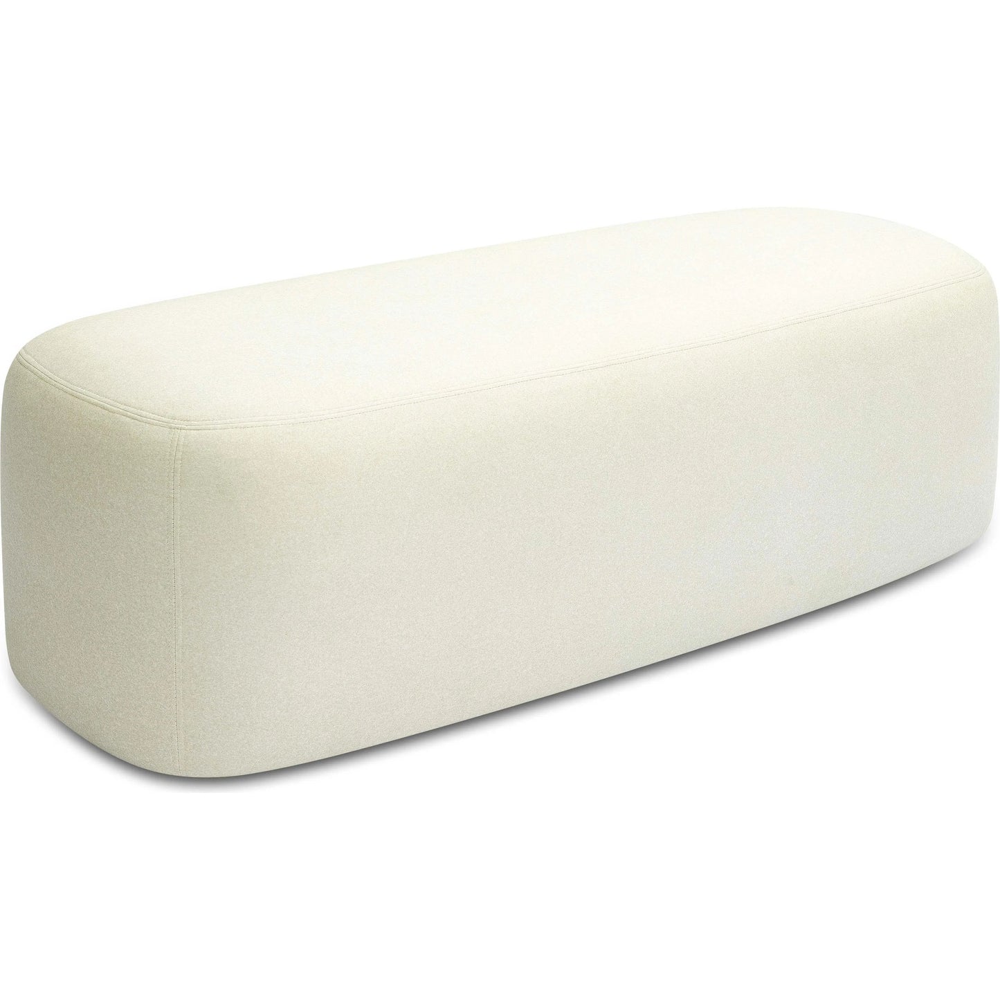 000 SI-2320883 | Primary Silo | Graceland Faux Mohair Bench by TOV Furniture. Made from faux fur, plywood in a transitional style.