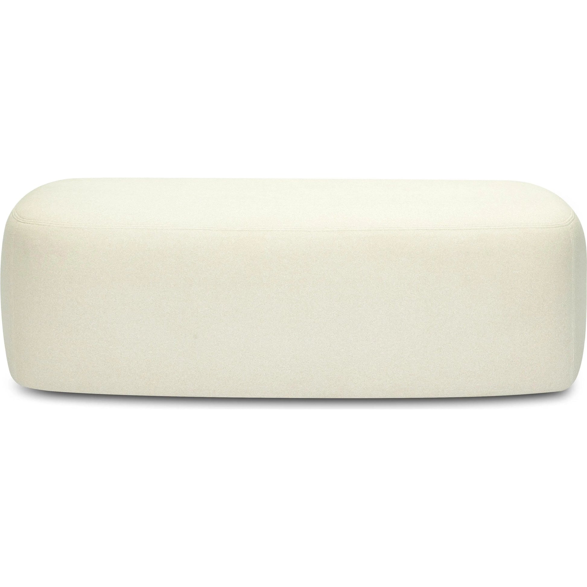 Graceland Faux Mohair Bench by TOV Furniture. Made from faux fur, plywood in a transitional style.